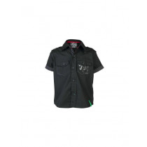 Palm Tree Kids Boys Solid Black Shirts