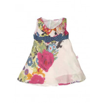 Doodle Girls Printed Multi Coloured Dress
