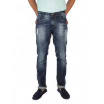 Spykar Men Actif Fit Low Waist Blue Jeans