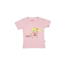 Doodle  Fairy Girl Pink Tshirt