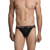 Facit Men Stringz Black Briefs