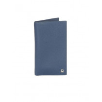 United Colors of Benetton Men Leather Blue Passport Holder