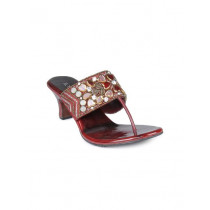 Rocia Women Maroon Sandals