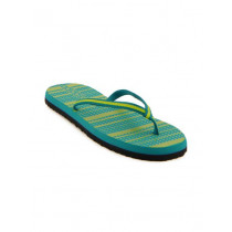 ADIDAS Women Dots and Stripes Blue Flip Flops