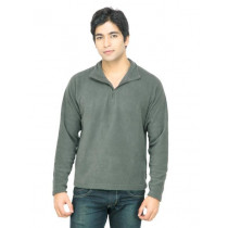 Quechua Men Fleece Olive Sweatshirt