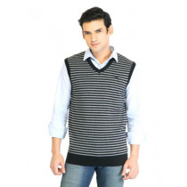 Puma Men Stripped SL Grey Sweater