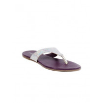 Carlton London Women Silver Solid Open Toe