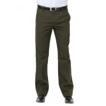 John Miller Men Slim Brown Trousers