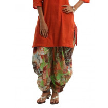 Shree Women Brown & Green Jodhpuri Salwar