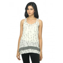 Sepia Women Printed White Tunic