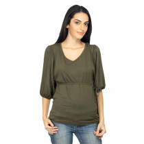 Arrow Woman Olive Top
