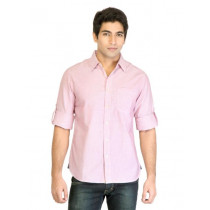 Levis Men Red & White Striped Shirt