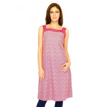 W Women Printed Red Kurtas