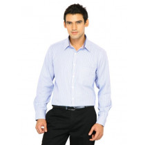 Indigo Nation Men Stripes Blue Shirts