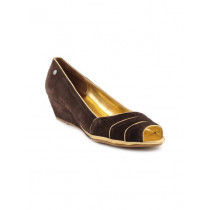 Enroute Women Brown Wedges