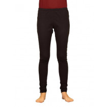 Urban Yoga Women's Fitted Yoga Black Track Pant