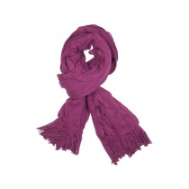United Colors of Benetton Women Solid Purple Muffler