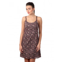 Latin Quarters Women Brown Printed Dress