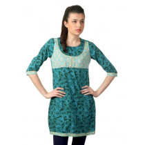 Mother Earth Women Blue Kurta
