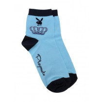 Playboy Women Playmate Blue Ankle Socks