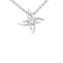 Lucera Women Silver Pendant with Chain