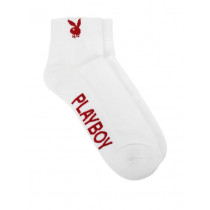 Playboy Men White Socks