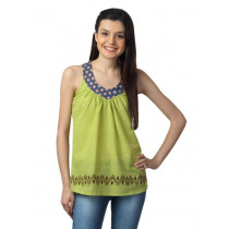 Mother Earth Women Green Kurti