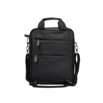 Peter England Unisex Black Messanger Bag