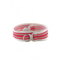 Lino Perros Women Ladies Belts Pink/Beige Stripes Pink Belts