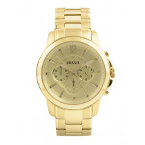 Fossil Unisex Gold-Toned Dial Chronograph Watch FS4724