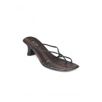 Rocia Women Black & Brown Sandals