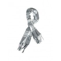 Lino Perros Men Black Check Scarf