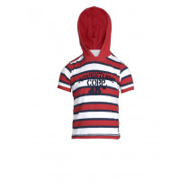 Allen Solly Kids Boys Flock Print Red T-shirt