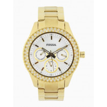 Fossil Women White Dial Analogue & Chronograph Watch ES2861