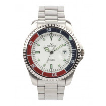 Maxima Men White Dial Scuba Watch