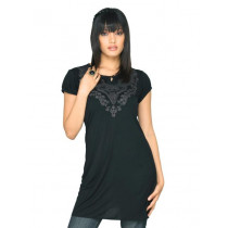 Scullers For Her Women Fashion Summer Black Tunics