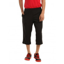 Puma Men Black 3/4 Length Pants
