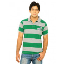 Wrangler Men Grey Polo Tshirts