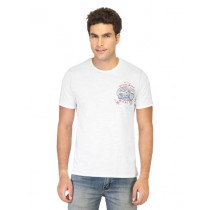 United Colors of Benetton Men Printed White Tshirts