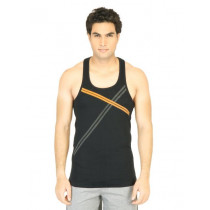 Facit Men Fitness Black Innerwear Vest