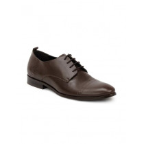 U.S. Polo Assn. Men Brown Derby Formal Shoes