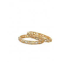 Royal Diadem Set of 2 Golden Bangles