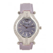 Q&Q Attractive Women Lavender Dial Watch