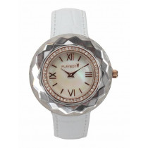 Playboy Women White Dial Watch