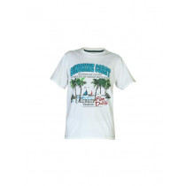 Doodle Boys Printed White T-shirt