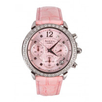 CASIO Sheen Women Pink Dial Chronograph Watch SX005 SHN-5015L-4ADR