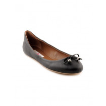 Enroute Women Black Ballerinas