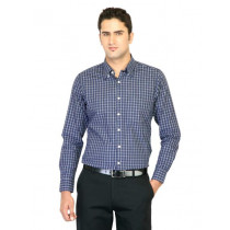 Belmonte Men Check Blue Shirts