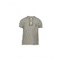 Ant Kids Girl's Check Top Black Kidswear