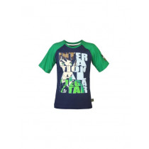 Ben 10 Boys Crew Navy Blue and Green T-shirt
